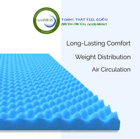 Foam Global Latex-free hypoallergenic foam suitable for sensitive skin and allergy-prone sleepers.