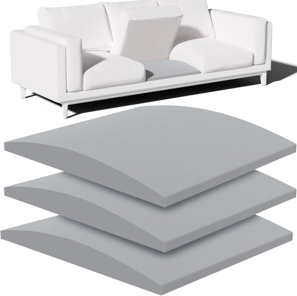 Foamagic couch cushion support underneath provides instant lift for sagging cushions.