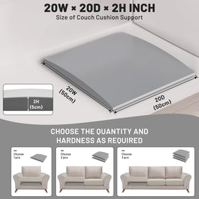 Foamagic trapezoid design foam highlights durable lift and even alignment.