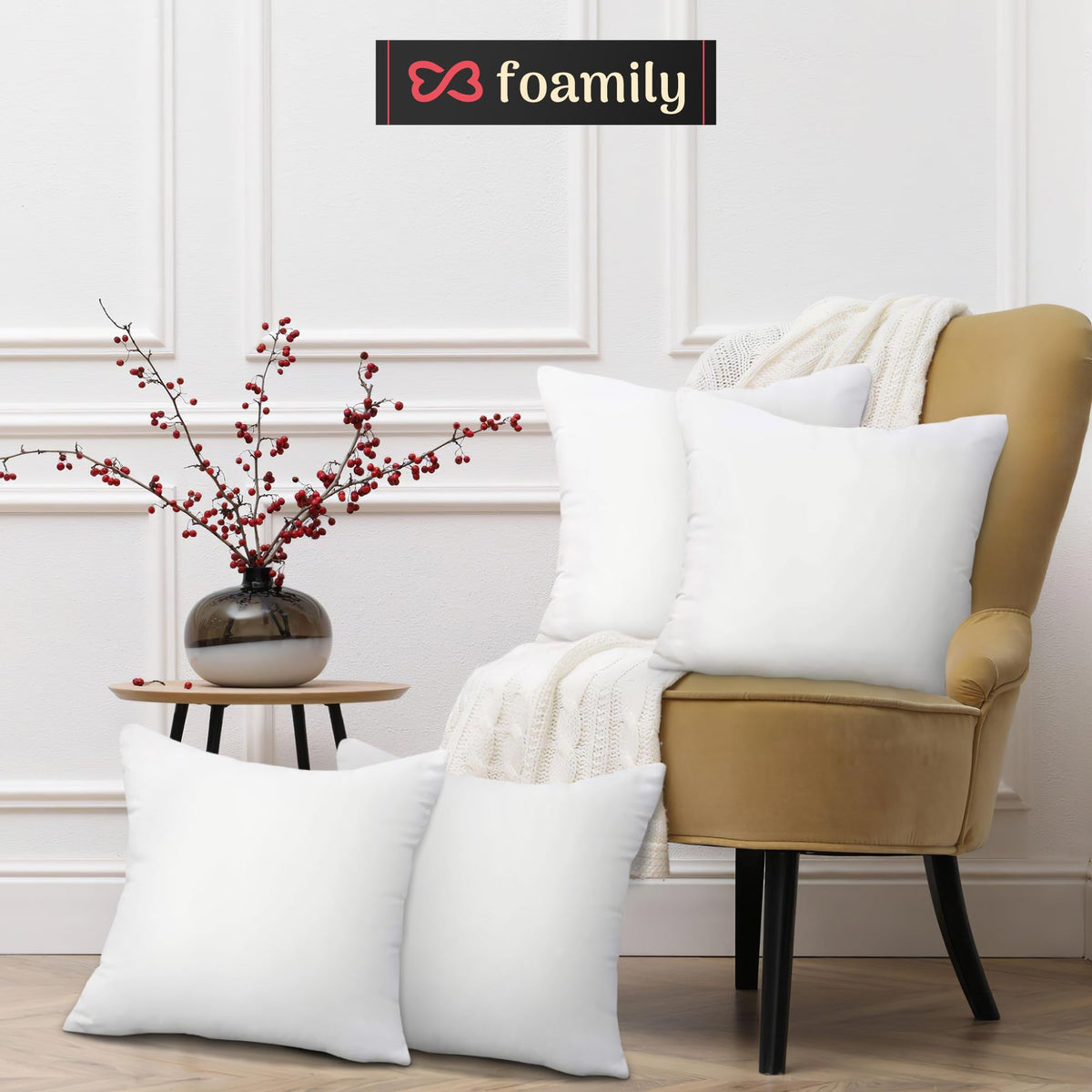 Foamily premium inserts retain shape for lasting fullness.