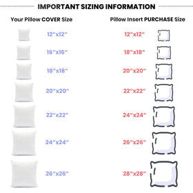 Foamily soft plush 20x20 pillow inserts add comfortable support.