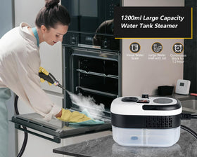 Foandbevi includes three brush heads for multi-surface cleaning.