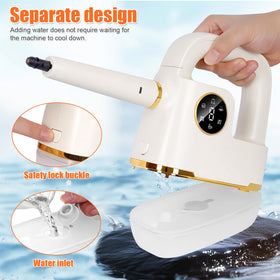 Foandbevi steam cleaner chemical-free cleaning safe for homes with kids.
