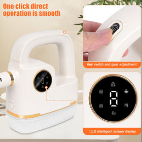 Foandbevi steam cleaner with detachable water tank enables continuous refills during cleaning.