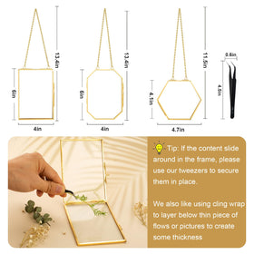 FOCHIER F golden wall chain hanger enables easy mounting.