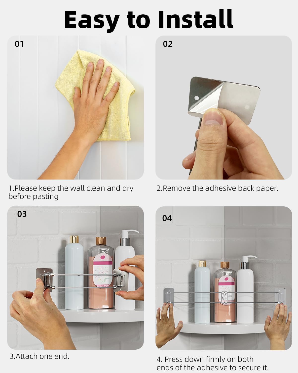 FOCSPROD camper must-haves corner bar enhances bathroom organization