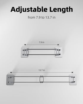 FOCSPROD RV shower corner bar swivel base adapts to corner angles