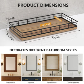 Focusonit versatile organizer suits tanks, counters, and decor displays.