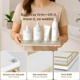 FocusOnIt multi-use basket stores decor, sprays, and small essentials neatly