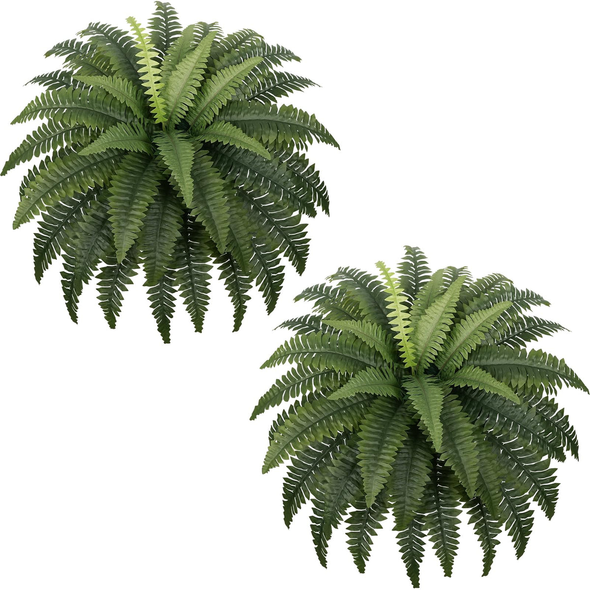 FOGSKY fake ferns Boston fern 23in tall add lifelike greenery to living spaces.