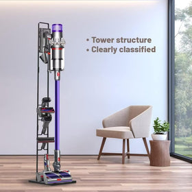 Foho metal frame emphasizes durability for daily Dyson use.