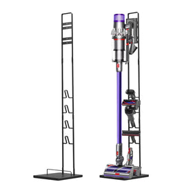 Foho Dyson vacuum stand with sturdy base keeps tools in easy reach.