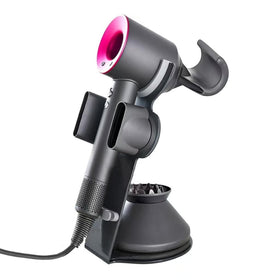 Foho Supersonic hair dryer holder with magnetic stand keeps your styling tools organized and ready.
