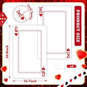 Foilswirl king photo frame ideal for poker night group shots
