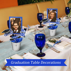 Foilswirl DIY centerpiece sticks hold photos securely for cohesive display