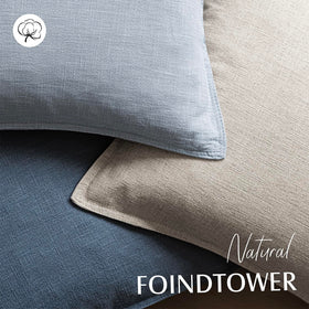 Foindtower 20x20 inch pillow cover fits standard inserts effortlessly.