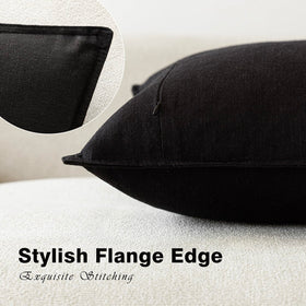 Foindtower boho farmhouse decor pillow cover complements neutral palettes beautifully.
