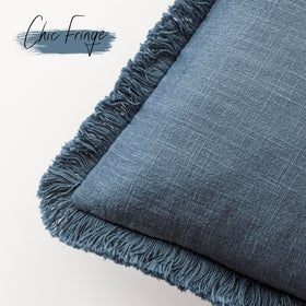 Foindtower boho fringe edge pillow case enhances cozy living room style