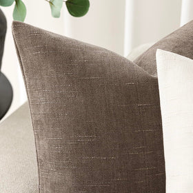 Foindtower chenille fabric closeup shows plush texture for a warm seating area.