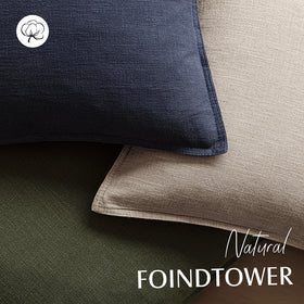 Foindtower decorative pillow cover 24x24 suits modern square cushions.