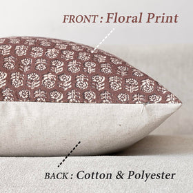 Foindtower pillow cover edge details, durable stitching for daily use.