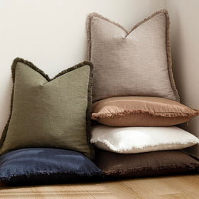 Foindtower pillow cover suitable for indoor spaces and sunlit patios.