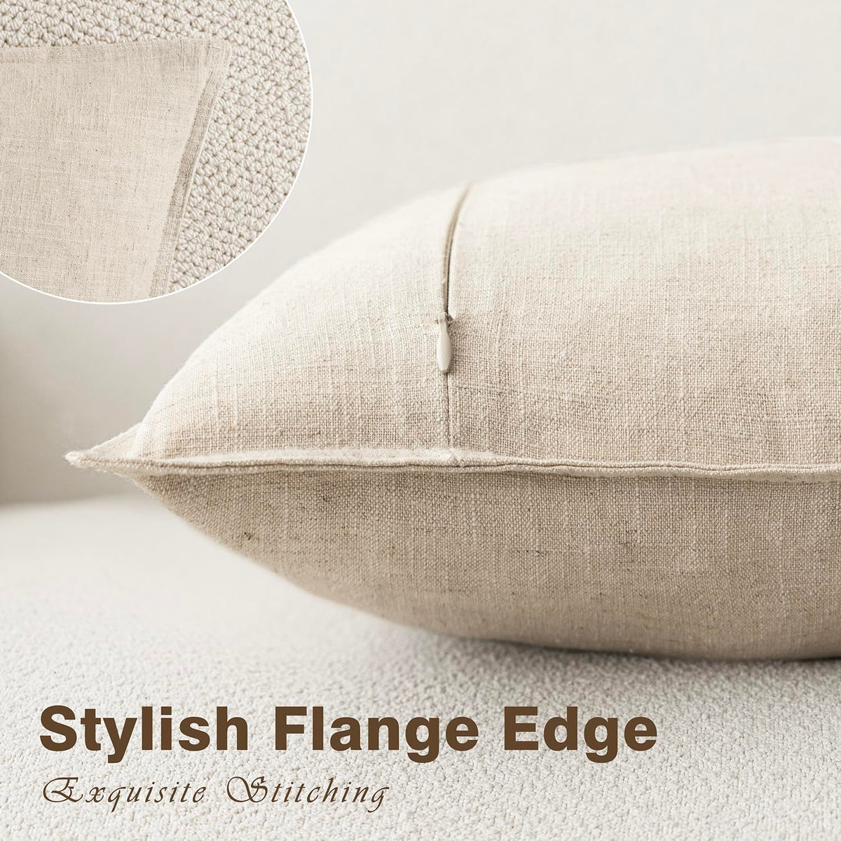 Foindtower natural ramie-cotton fabric offers soft breathable texture
