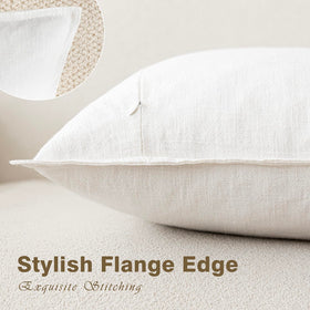 Foindtower neutral cream decorative cover complements living room style.