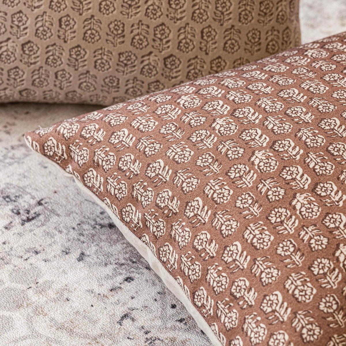 Foindtower neutral farmhouse pillow cover complements couches and bedrooms beautifully.