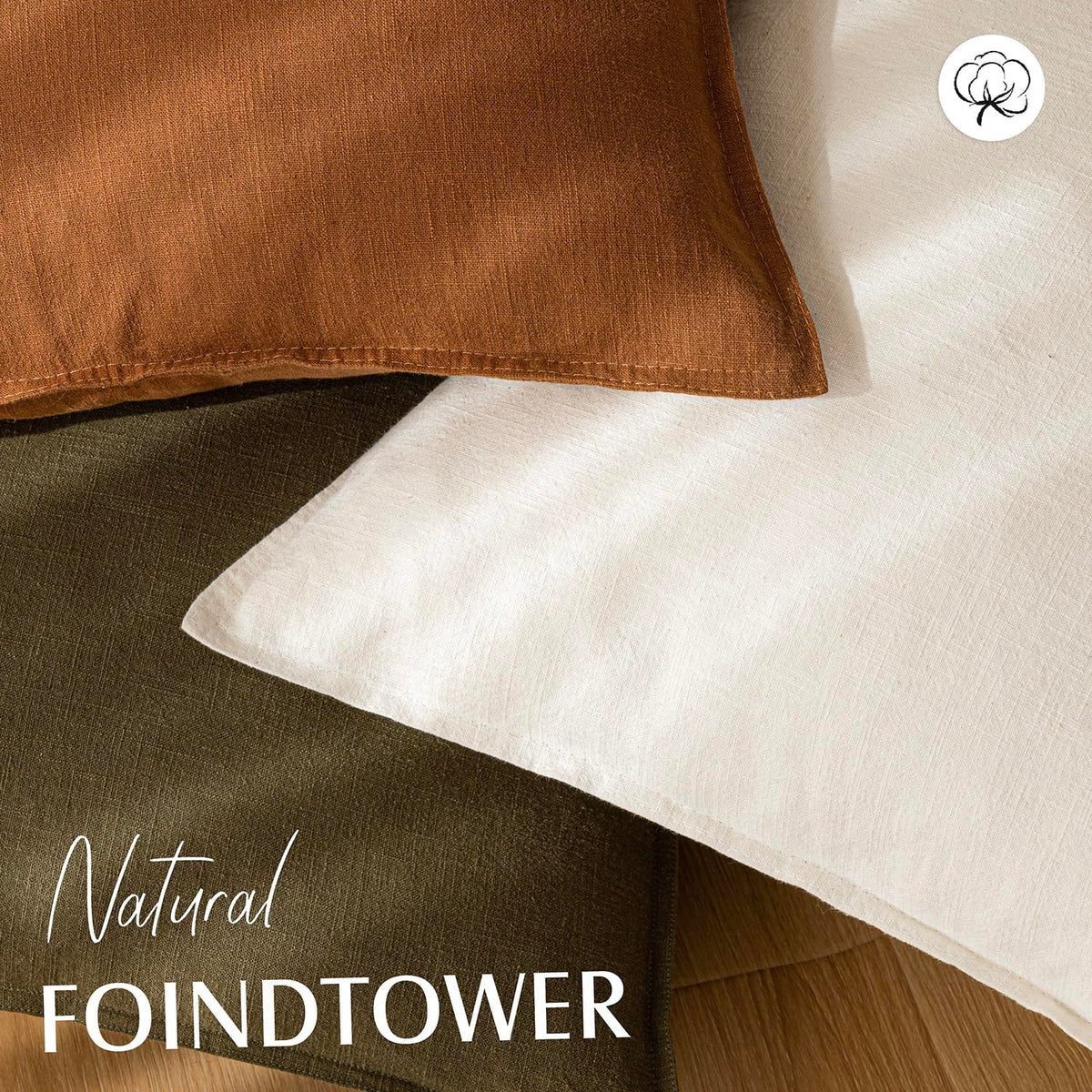 Foindtower pack of 2 pillow covers ready to refresh sofas