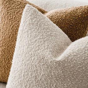 Foindtower pillow cover stitch detail highlights quality craftsmanship and durable seams.