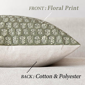 Foindtower pillow cover texture close-up highlights soft skin-friendly fabric.
