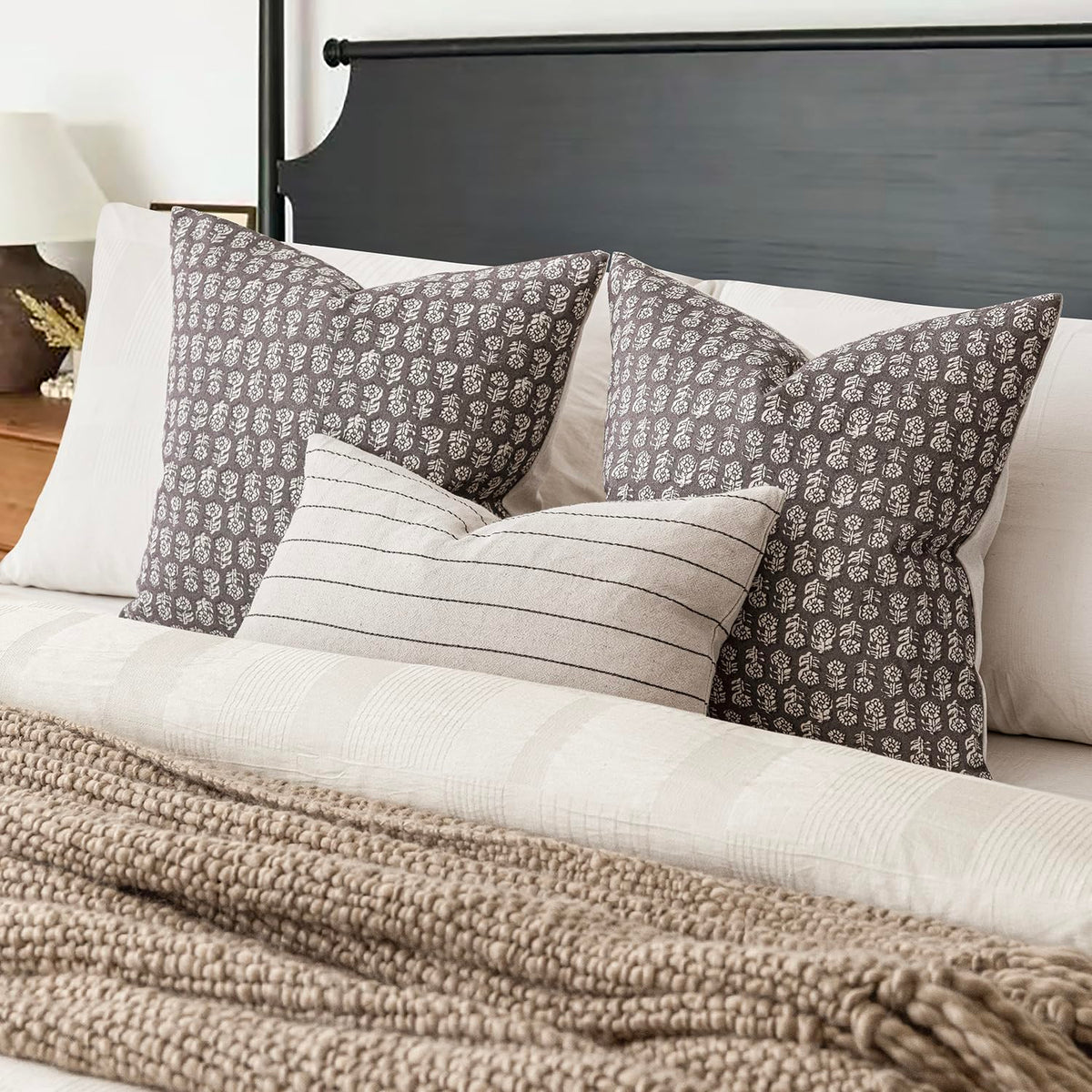 Foindtower sofa-bedroom decor cover fits 20x20 inch cushions