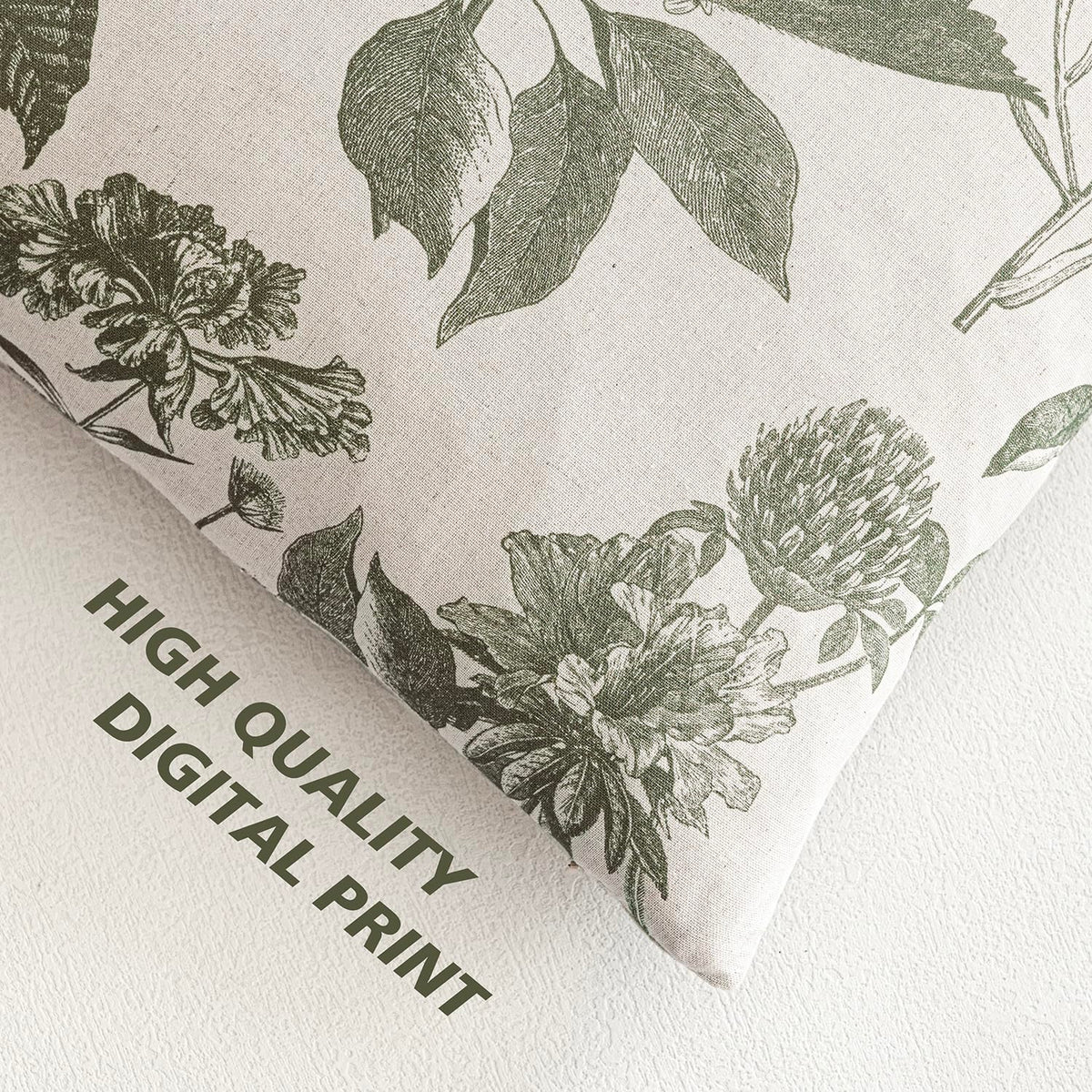 Foindtower linen blend pillow cover feels breathable and durable for everyday use.