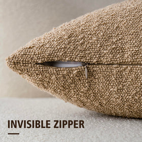 Foindtower soft polyester boucle fabric detail enhances everyday comfort