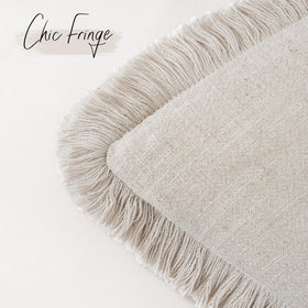 Foindtower soft ramie-cotton pillow cover for living room comfort.