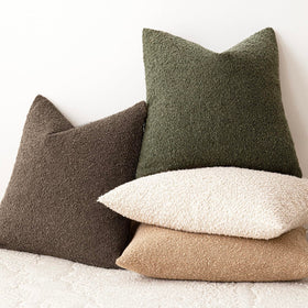 Foindtower two-pack pillow covers provide quick styling options.