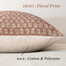 Foindtower vintage flower pattern cover enhances room with warm farmhouse style.