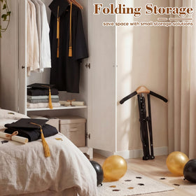 FoldTier black finish display stand adds a formal look for ceremonies.