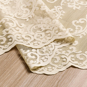 Folkside crochet edging and scalloped trim add decorative charm.