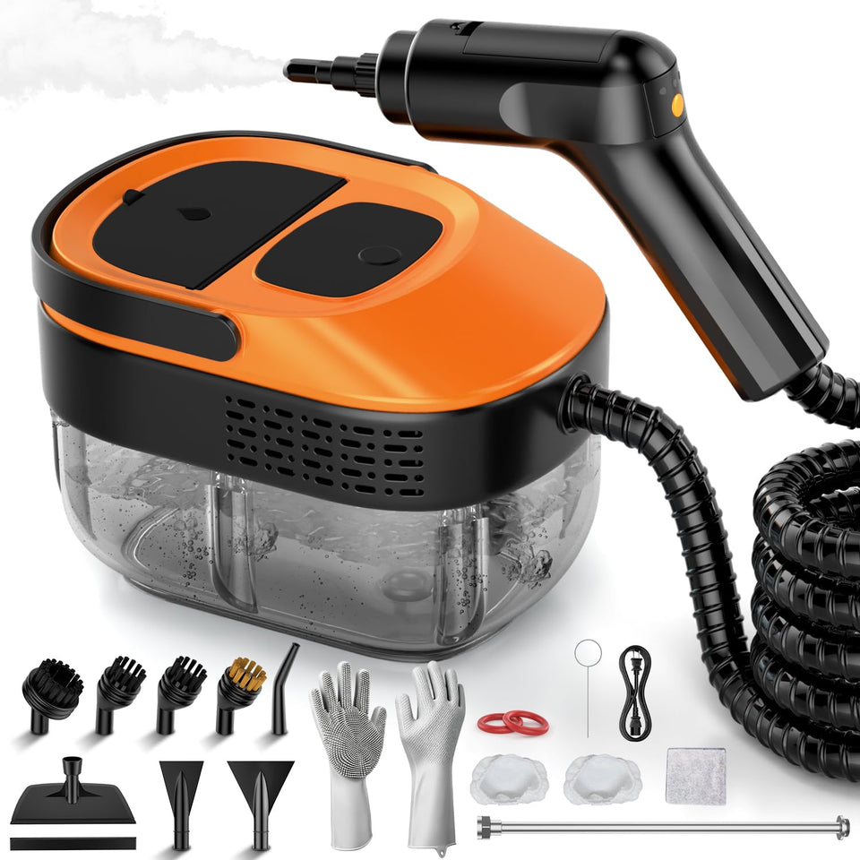 Fololicx steam cleaner with 15-second heat for quick start on stains
