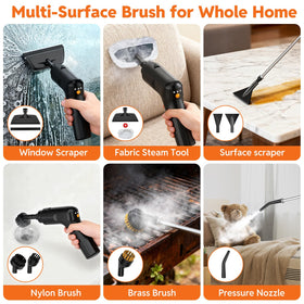 Fololicx steam cleaner reach under furniture for hard-to-reach messes