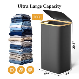 Foluck removable inner bag with steel rings for easy insertion and unloading.