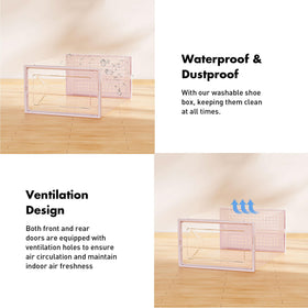 Foluck ventilated lids keep footwear fresh with airflow during daily use.