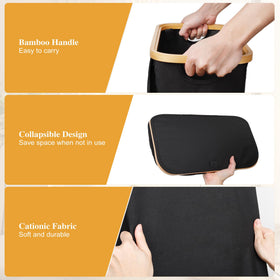 Foluck Slim Laundry Hamper dorm bedroom use shows versatile solution for clutter.
