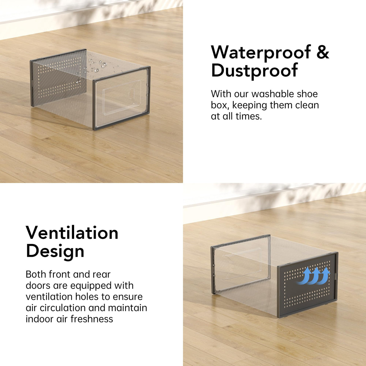 Sturdy ABS construction supports daily use and long-term durability.