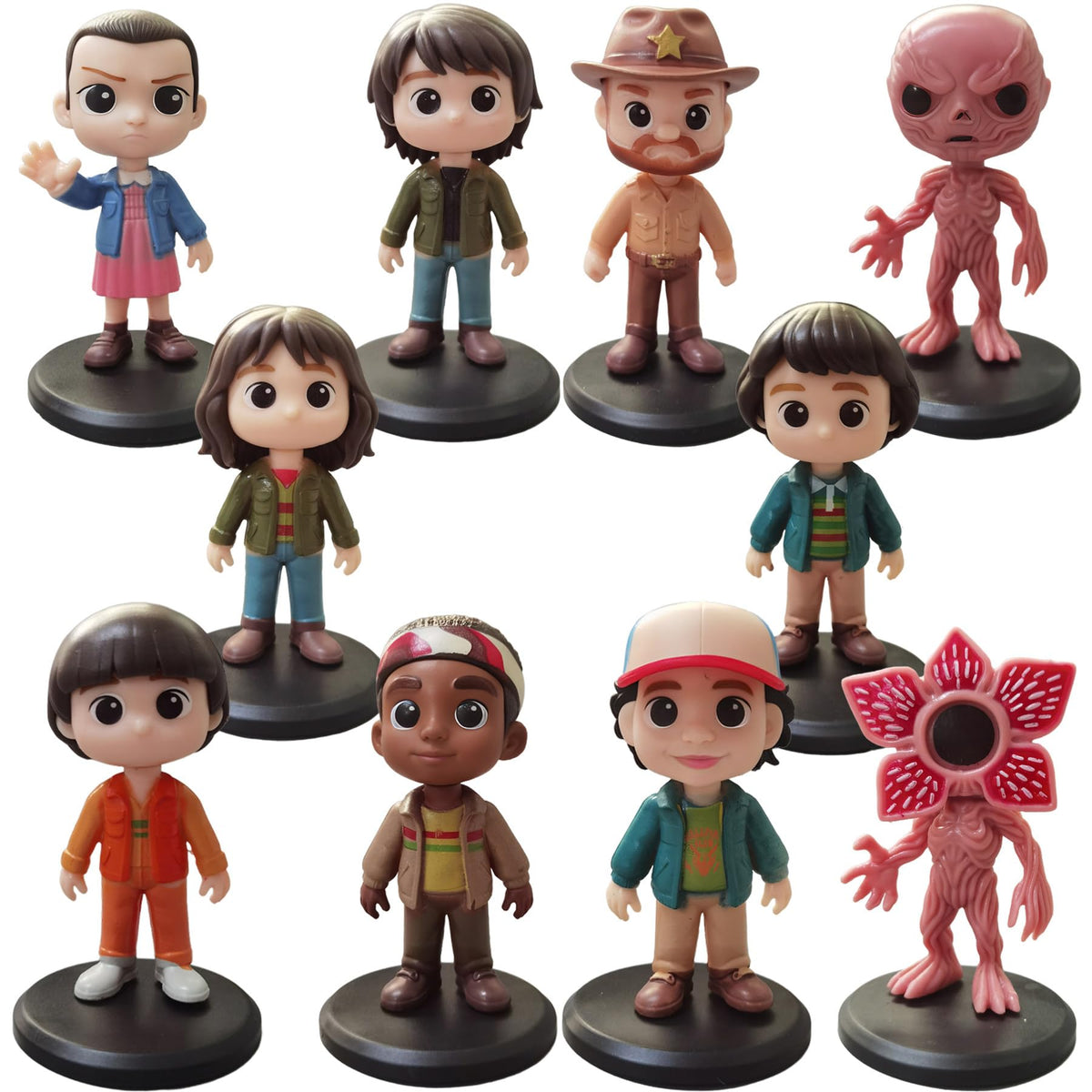 Fomuson Stranger figure collection display ready for fans on a desk or shelf.