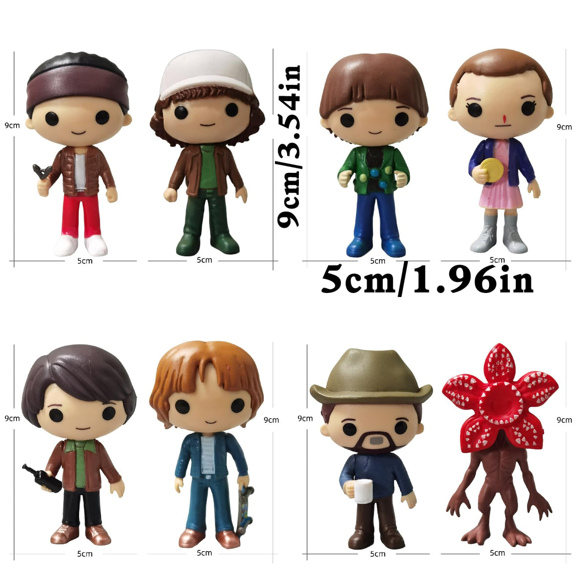 Fomuson Stranger Figure set shown together for eye-catching collection