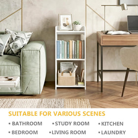 FONHAYE white restroom storage keeps spaces tidy and bright