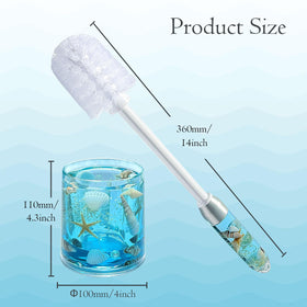 Clear acrylic holder with drain hole to prevent water pooling